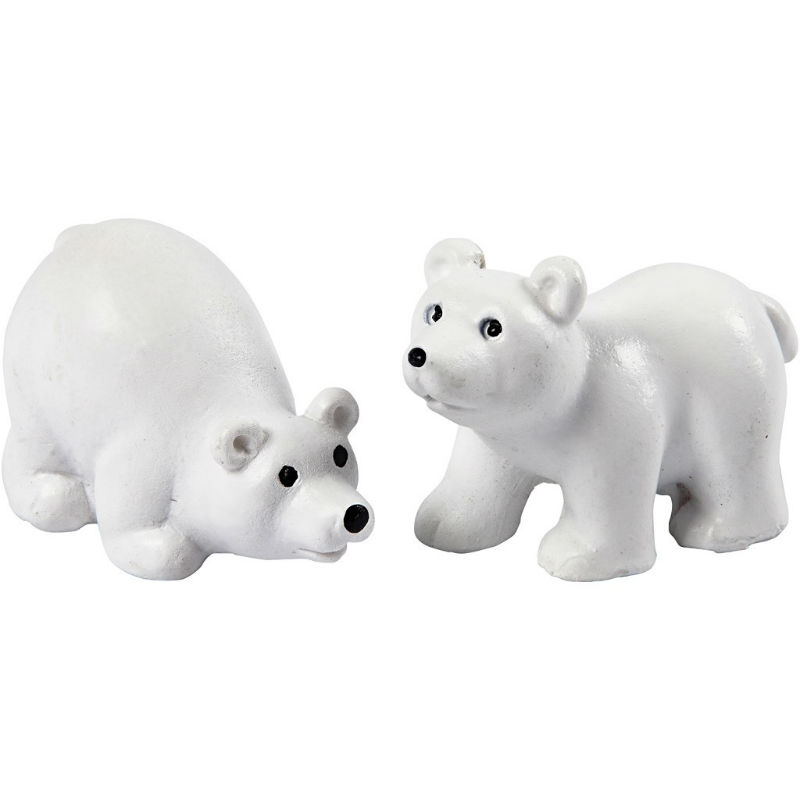 Mini Isbjörnar 2pack