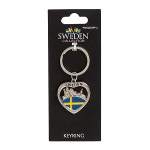 Nyckelring Sweden horse-city