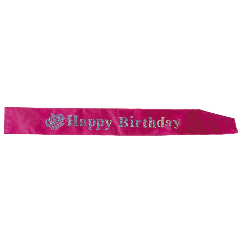 Ordensband rosa happy birthday