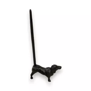Pappershållare hund gjutjärn H30cm