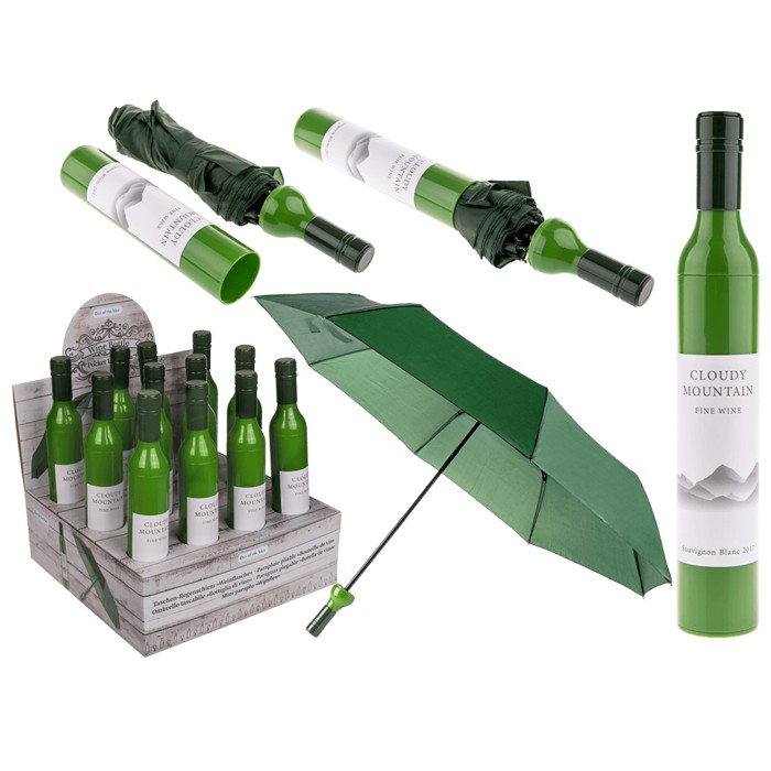 Paraply Vitt vin L30cm