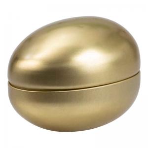 Påskägg metall Guld 15cm