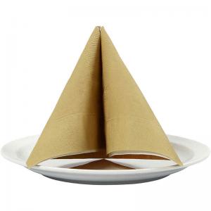 Servetter Guld 40x40cm 60gr
