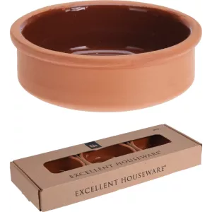 Skålar ramekin terracotta 3pack