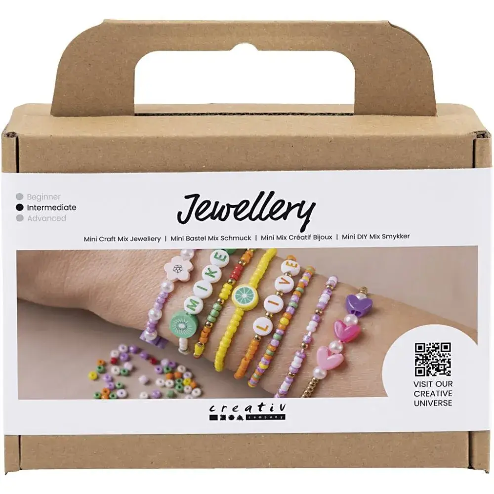 Smyckesset Mix box färgstarka armband