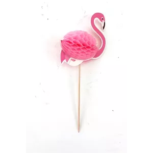 Tandpetare flamingo 10cm 6pack