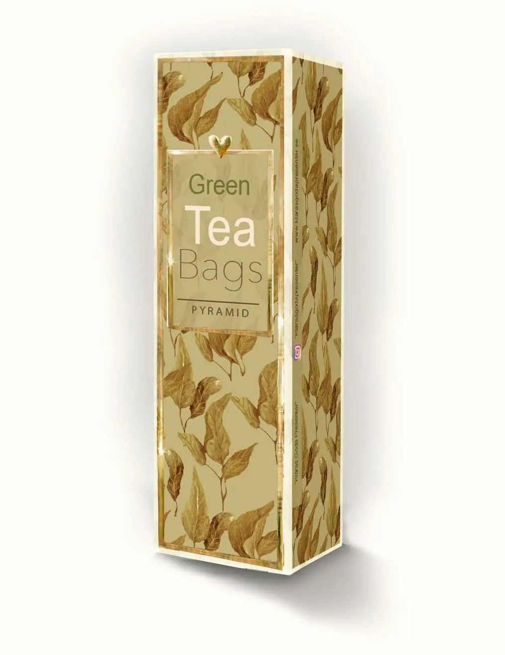 grönt påse te