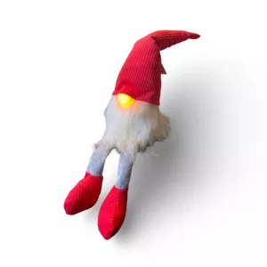 Tomte med lysande näsa H35cm