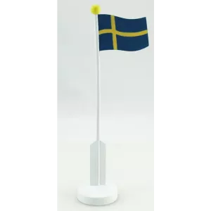 Träflagga Sverige H30cm