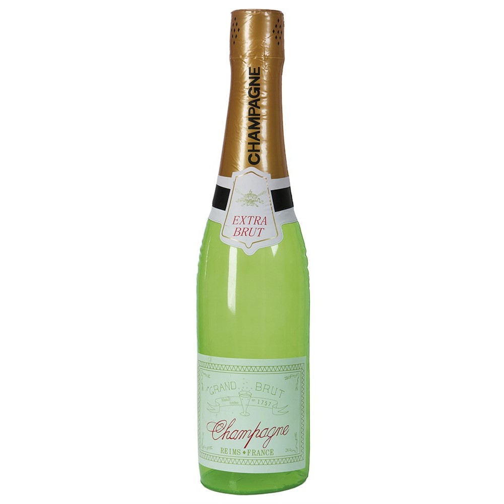 Uppblåsbar Champagneflaska H73cm