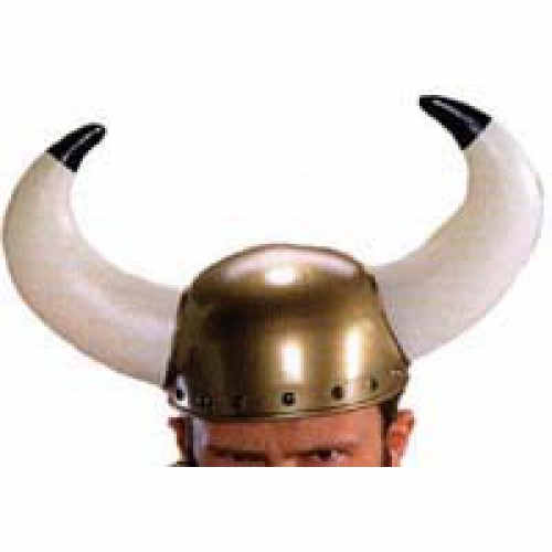 Vikingahjälm stora horn