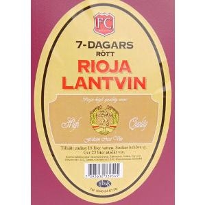 Vinsats Rioja Lantvin (Rött).