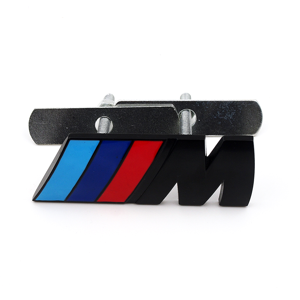 BMW M logo emblem till grillen. Grillemblem finns i svart BMW M logo emblem till grillen. Grillemblem finns i svart