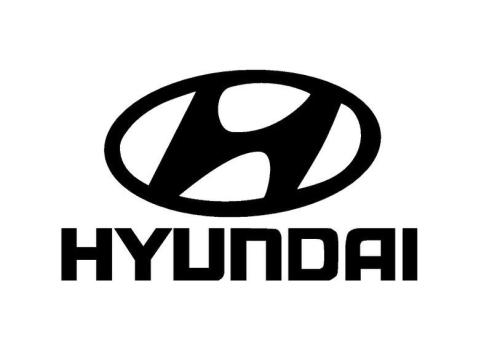 Hyundai logo dekal 2st dekaler sticker