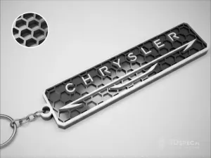 Chrysler nyckelring nyckelhänge 3d