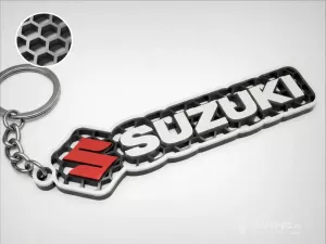 Suzuki nyckelring MC nyckelhänge 3d