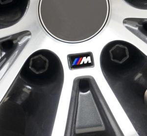 BMW M-Emblem till Ratt & Fälgar | 5-pack (17x9 mm)