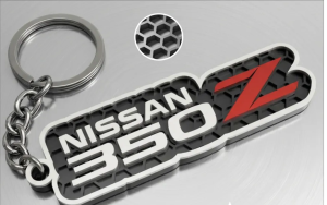 Nissan 350Z nyckelring nyckelhänge 3D design