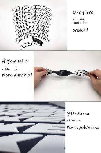 3d dack gummi dekaler