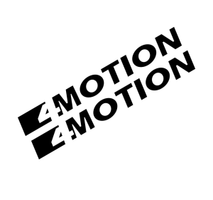 4Motion dekal 2st dekaler 4 Motion sticker