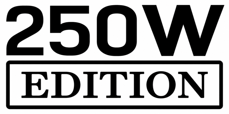 250 watt edition dekal/klistermärke olika färger