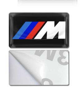 BMW M-Emblem till Ratt & Fälgar | 5-pack (17x9 mm)