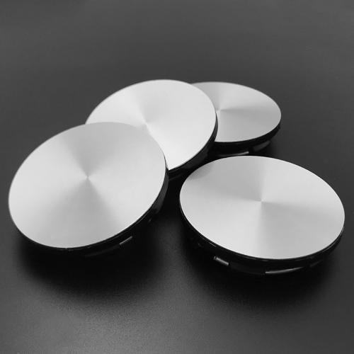 51 mm centrumkåpor i silver färg