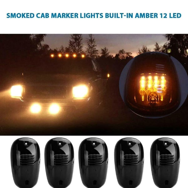 5st rokt hytt takmarkor led taklastbil suv