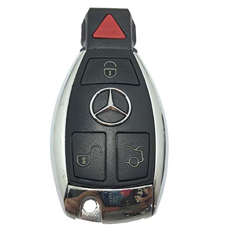 Mercedes fjärrnyckel larmdosa med 4 knappar