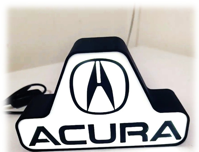 Acura logo nattlampa perfekt till garaget etc