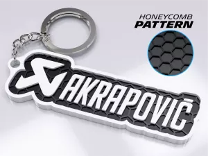 Akrapovic nyckelring | 3D Nyckelhänge