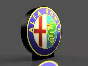 Alfa Romeo dekorationslampa nattlampa