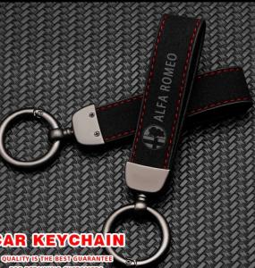 Alfa Romeo nyckelring nyckelstrap i alcantara