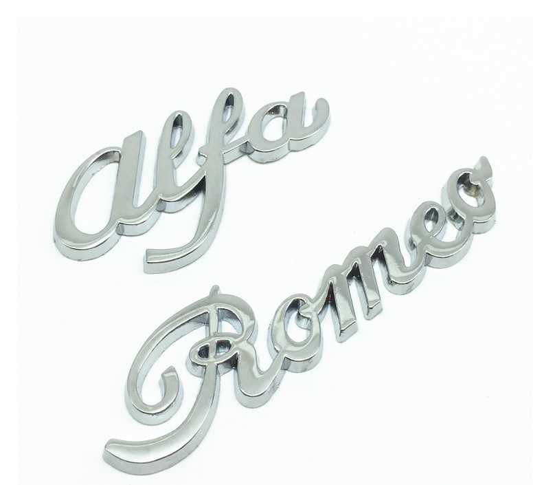 alfa romeo emblem silver