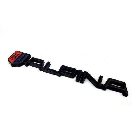 alpina logo emblem i svart