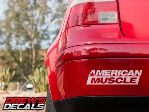 American Muscle dekaler dekal 2st sticker