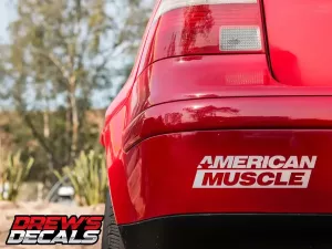 American Muscle dekaler dekal 2st sticker