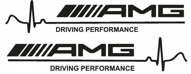 Amg Performance dekaler 2st stickers dekal