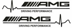 Amg Performance dekaler 2st stickers dekal