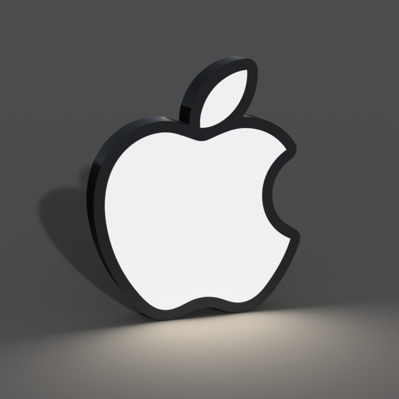 Apple logo led belysning nattlampa lampa