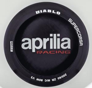 Aprilia logotyp förvaringsbox i form av däck