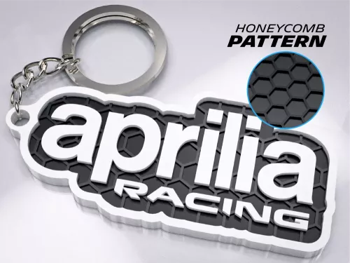 Aprilia Racing Nyckelring | 3D Nyckelhänge