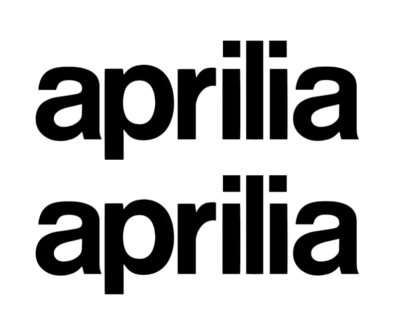 Aprilia dekal stickers klistermärken 2-pack