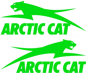 Arctic Cat stickers 2st klistermärke Atv Utv