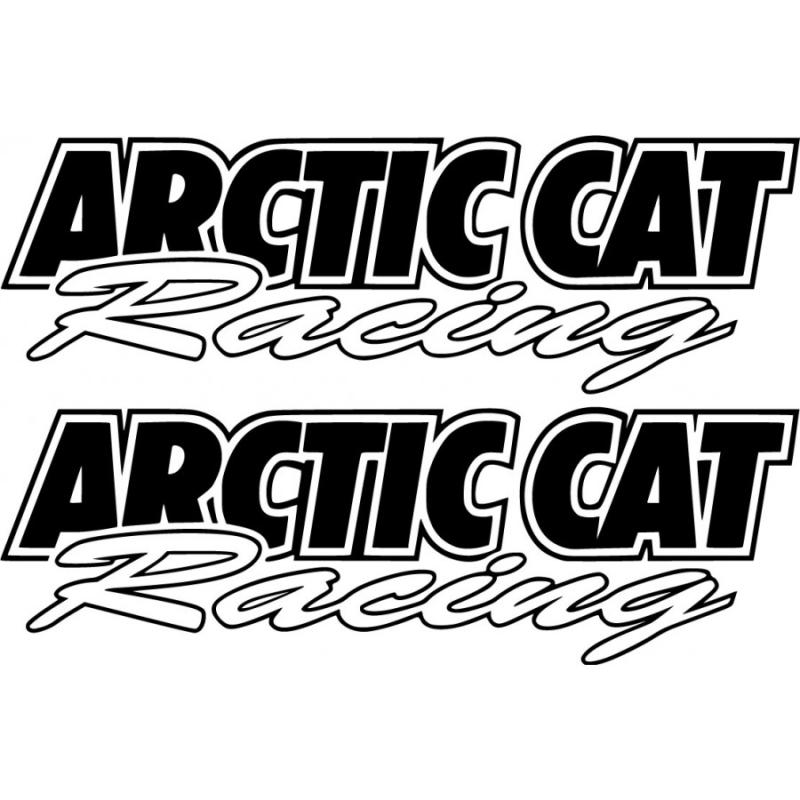 Arctic Cat Racing dekal 2st dekaler klistermärke