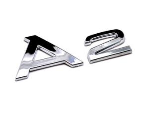 audi a2 logo emblem i krom färg