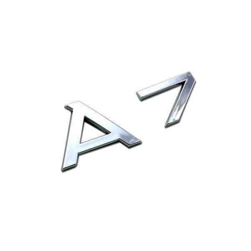 audi a7 emblem i krom silver