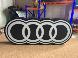 Audi lampa nattlampa perfekt till garaget