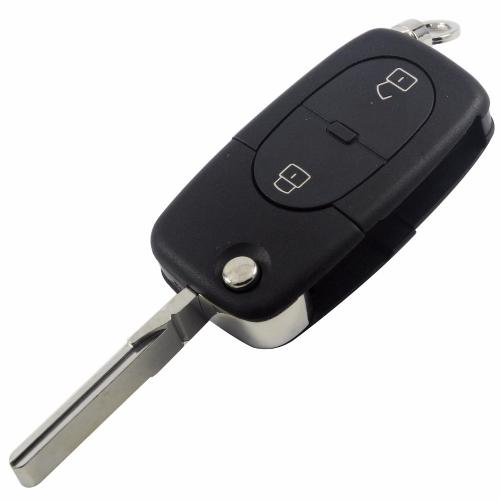 audi larmdosa nyckel med 2 knappar