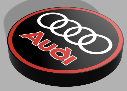 Audi lampa nattlampa perfekt till garaget